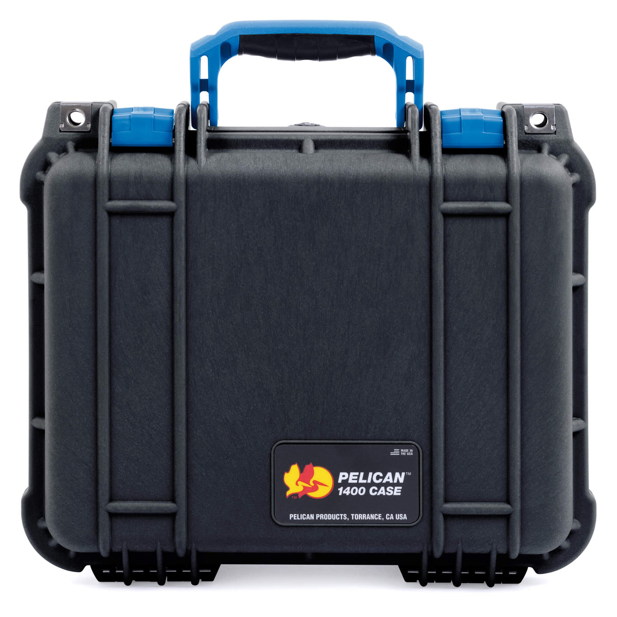 Pelican 1400 Case - Black &amp; Blue - Upright