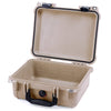 Pelican 1400 Case, Desert Tan with Black Handles & Latches None (Case Only) ColorCase 014000-0000-310-110