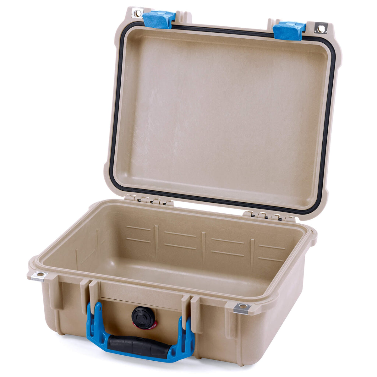 Pelican 1400 Case - Desert Tan &amp; Blue - Empty