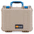 Pelican 1400 Case, Desert Tan with Blue Handle & Latches ColorCase 