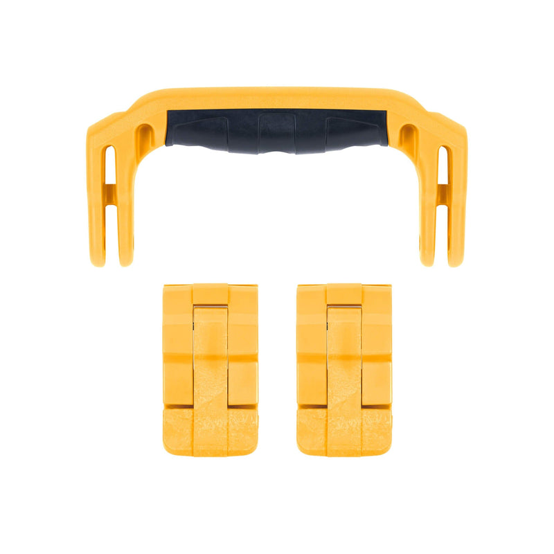 Pelican 1400 Replacement Handle & Latches, Yellow (Set of 1 Handle, 2 Latches) ColorCase 