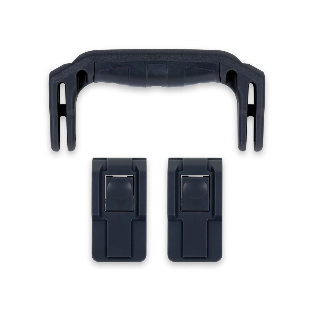 Pelican 1400 Replacement Handle &amp; Latches, Black (Set of 1 Handle, 2 Push-Button Latches) ColorCase 