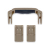Pelican 1400 Replacement Handle & Latches, Dark Desert Dirt (Set of 1 Handle, 2 Push-Button Latches) ColorCase