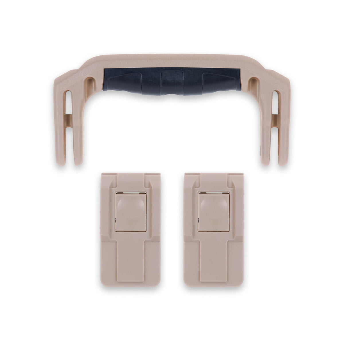 Pelican 1400 Replacement Handle &amp; Latches, Desert Tan (Set of 1 Handle, 2 Push-Button Latches) ColorCase 