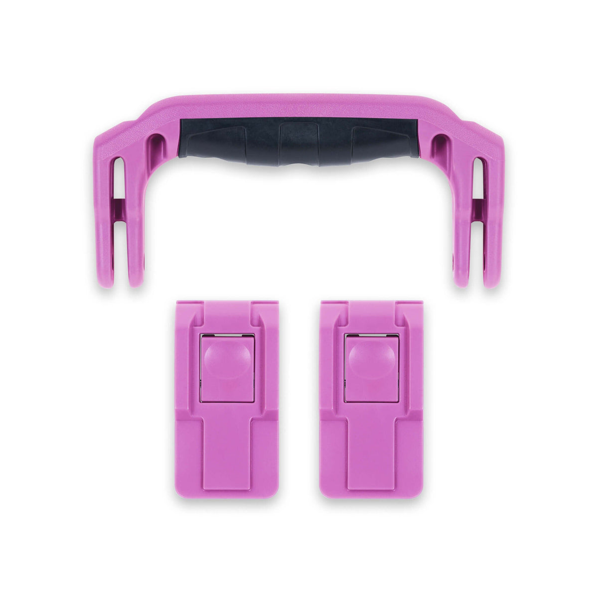 Pelican 1400 Replacement Handle &amp; Latches, Magenta (Set of 1 Handle, 2 Push-Button Latches) ColorCase 