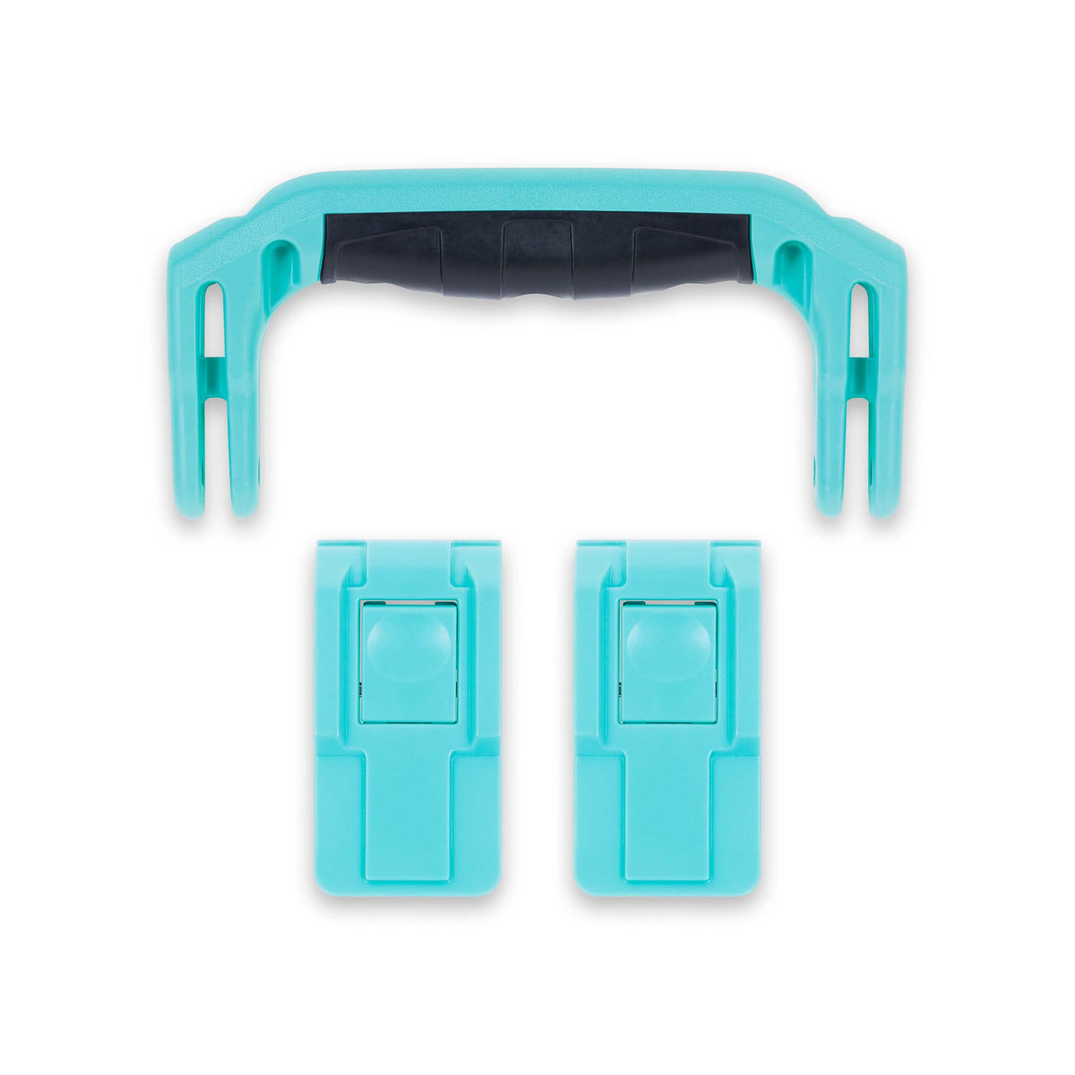 Pelican 1400 Replacement Handle &amp; Latches, Teal (Set of 1 Handle, 2 Push-Button Latches) ColorCase 