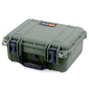 Pelican 1400 Case, OD Green with Black Handle & Latches ColorCase