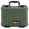 Pelican 1400 Case, OD Green with Black Handle & Latches ColorCase