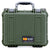 Pelican 1400 Case, OD Green with Silver Handle & Latches ColorCase 