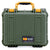 Pelican 1400 Case, OD Green with Yellow Handle & Latches ColorCase 