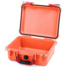 Pelican 1400 Case, Orange with Red Handle & Latches None (Case Only) ColorCase 014000-0000-150-320