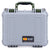 Pelican 1400 Case, Silver with OD Green Handle & Latches ColorCase 