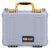 Pelican 1400 Case, Silver with Yellow Handle & Latches ColorCase 