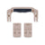 Pelican 1430 Replacement Handle & Latches, Desert Tan (Set of 1 Handle, 2 Latches) ColorCase 