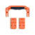 Pelican 1430 Replacement Handle & Latches, Orange (Set of 1 Handle, 2 Latches) ColorCase 