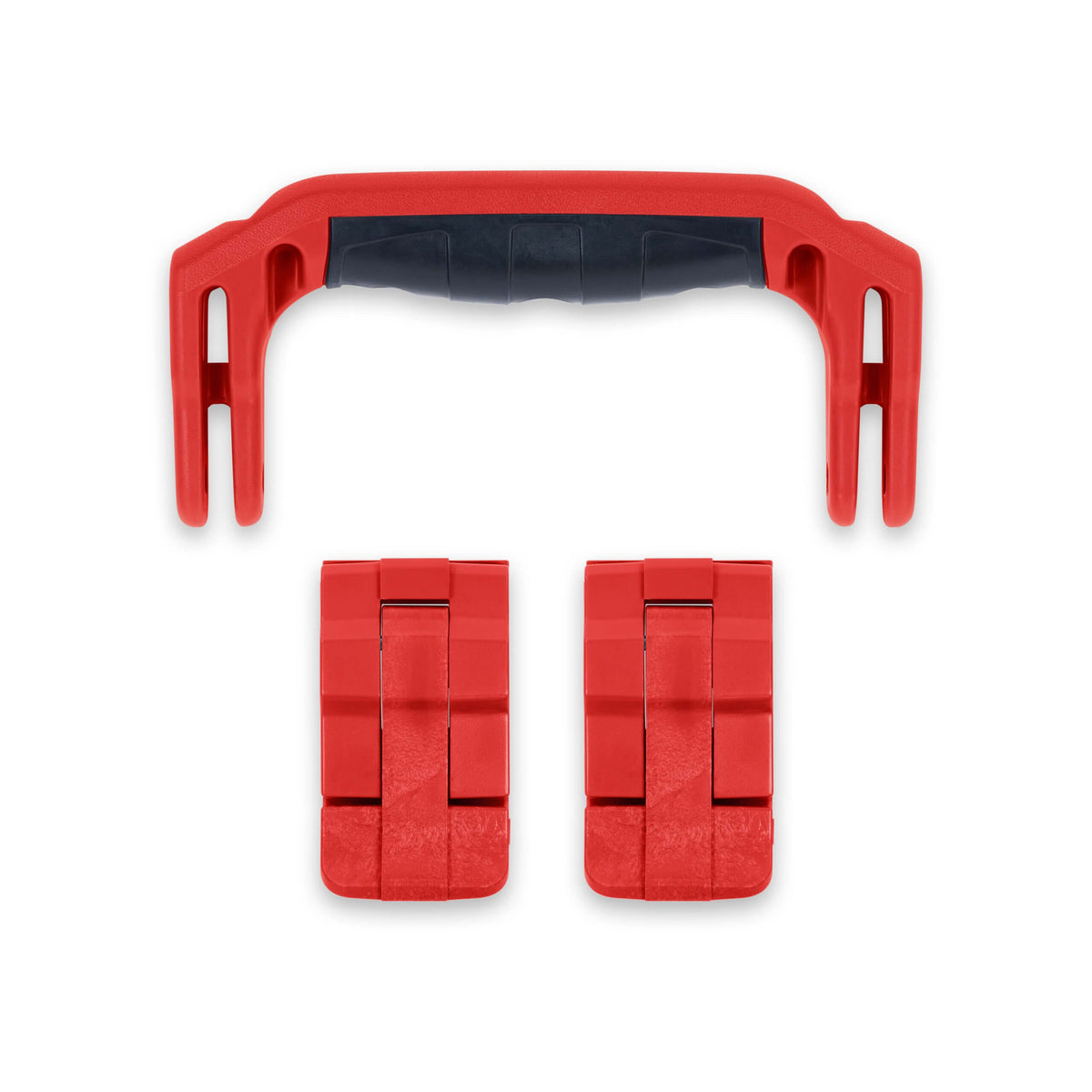 Pelican 1430 Replacement Handle &amp; Latches, Red (Set of 1 Handle, 2 Latches) ColorCase 
