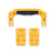 Pelican 1430 Replacement Handle & Latches, Yellow (Set of 1 Handle, 2 Latches) ColorCase 