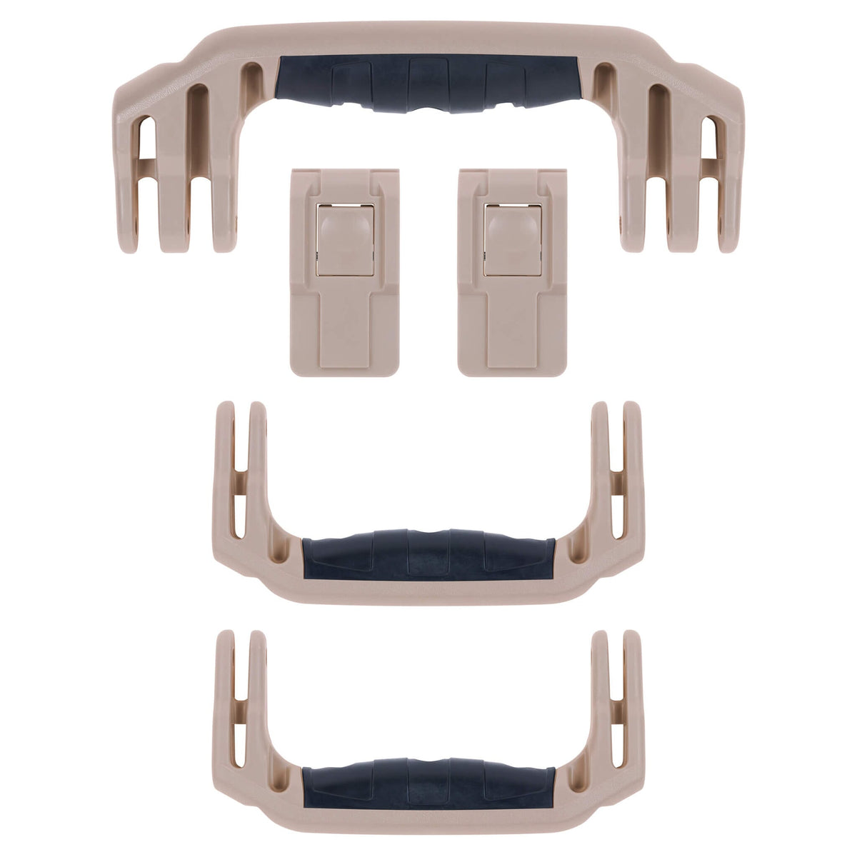 Pelican 1465 Air Replacement Handles &amp; Latches, Desert Tan (Set of 3 Handles, 2 Latches) ColorCase 