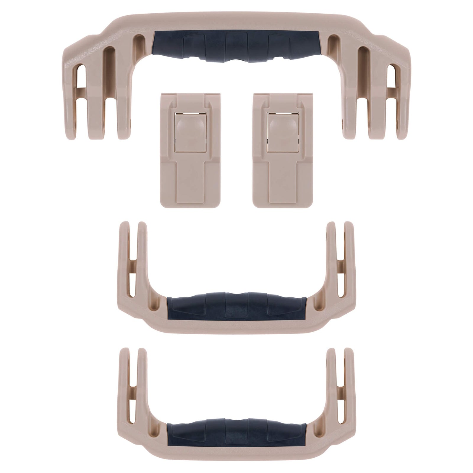 Pelican 1465 Air Replacement Handles & Latches, Desert Tan (Set of 3 Handles, 2 Latches) ColorCase 