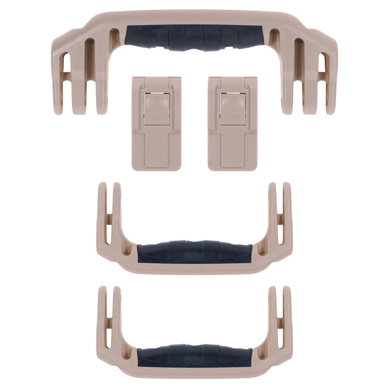 Pelican 1465 Air Replacement Handles & Latches, Desert Tan (Set of 3 Handles, 2 Latches) ColorCase 