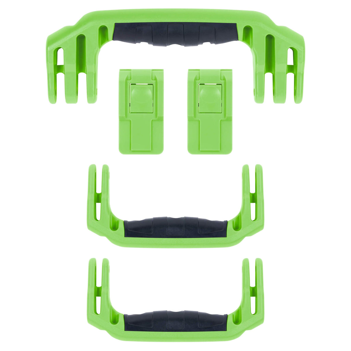 Pelican 1465 Air Replacement Handles &amp; Latches, Lime Green (Set of 3 Handles, 2 Latches) ColorCase 