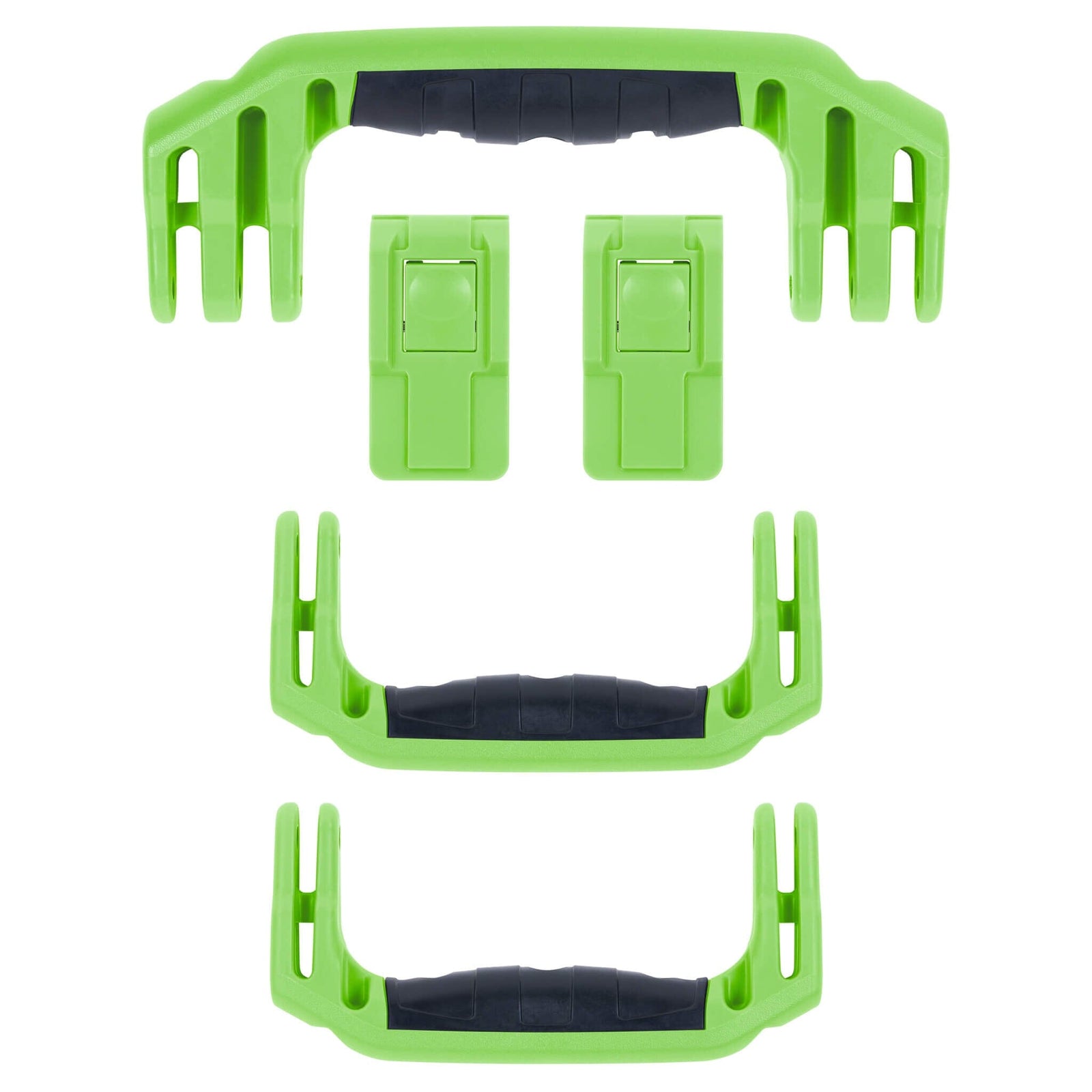Pelican 1465 Air Replacement Handles & Latches, Lime Green (Set of 3 Handles, 2 Latches) ColorCase 