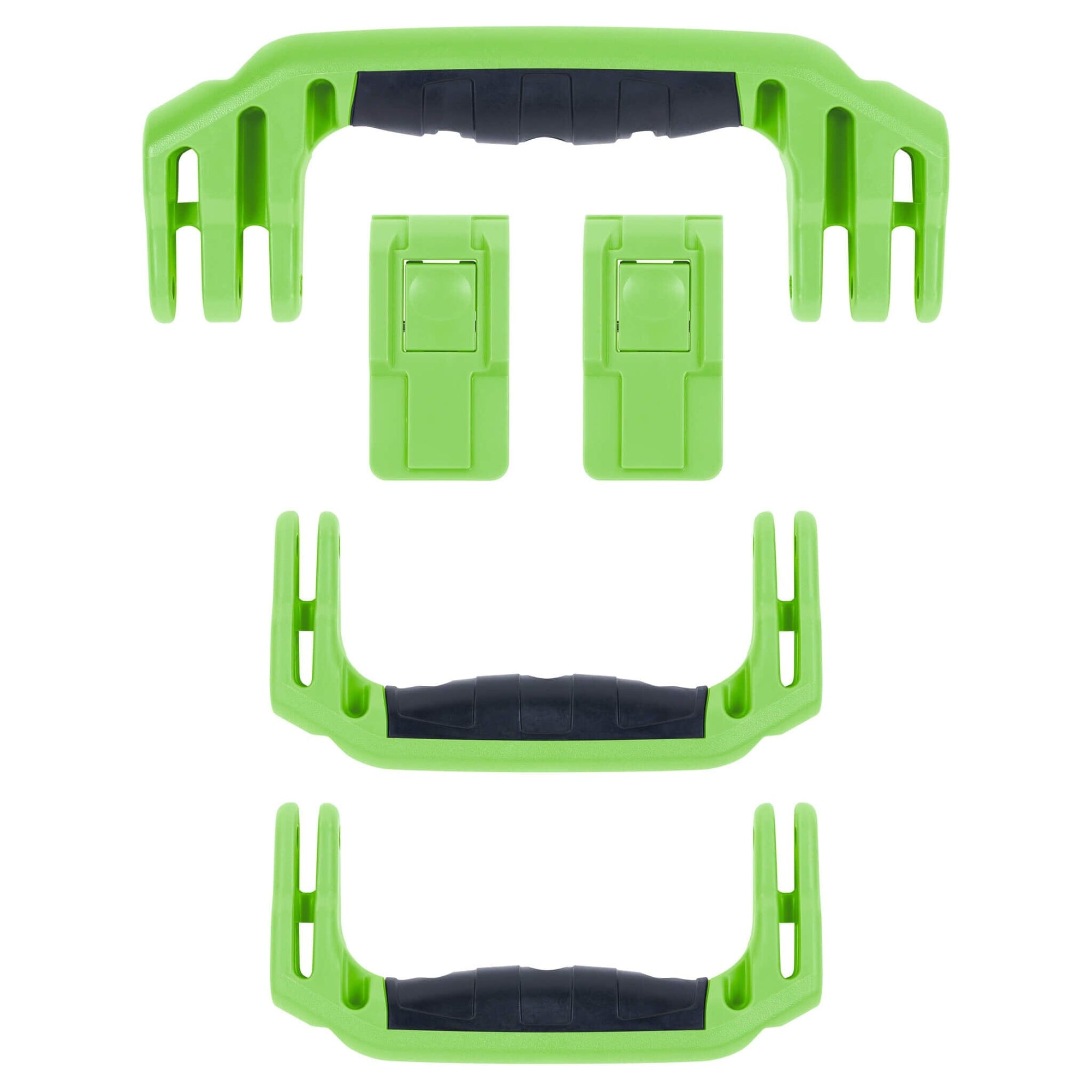 Pelican 1465 Air Replacement Handles & Latches, Lime Green (Set of 3 Handles, 2 Latches) ColorCase 