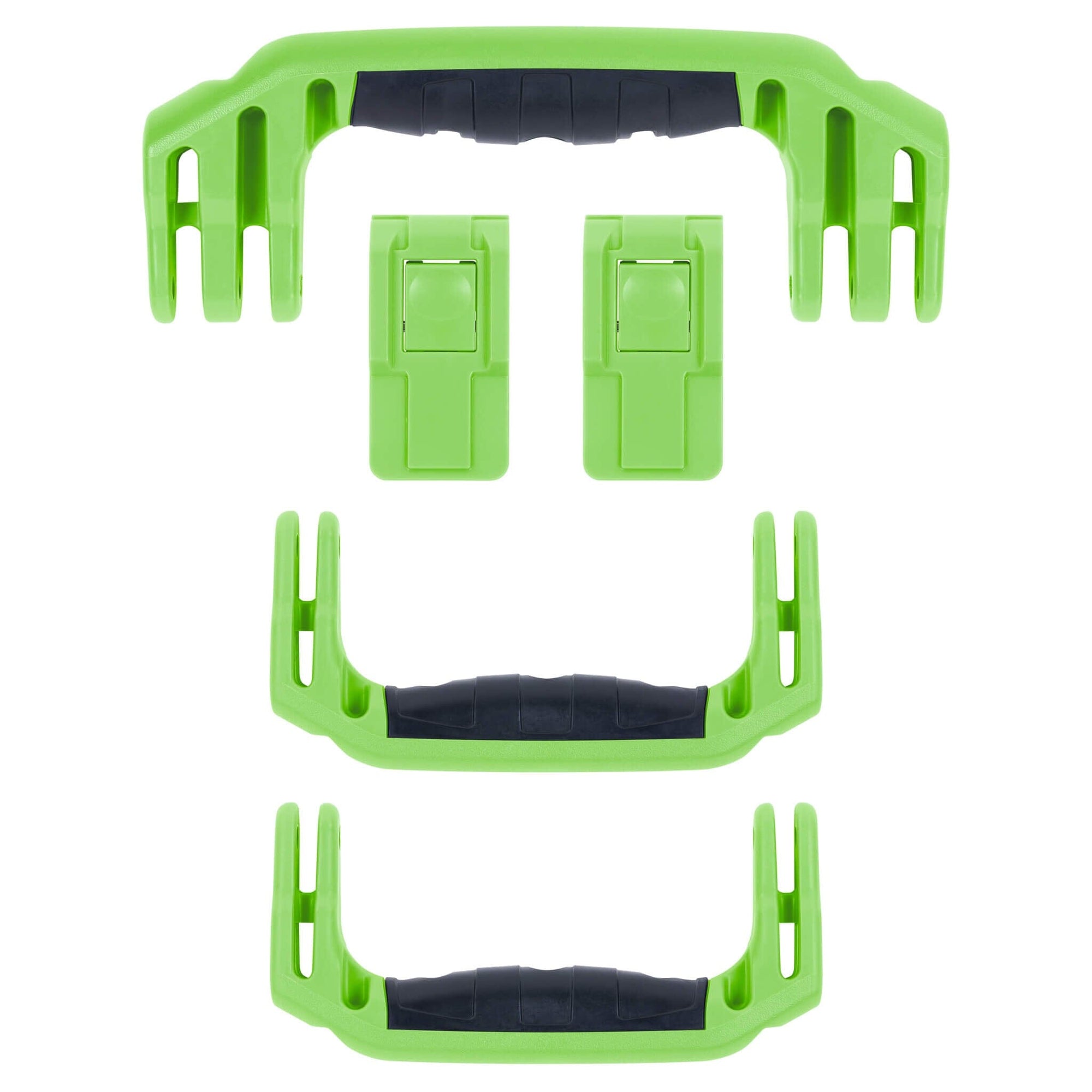 Pelican 1465 Air Replacement Handles & Latches, Lime Green (Set of 3 Handles, 2 Latches) ColorCase 