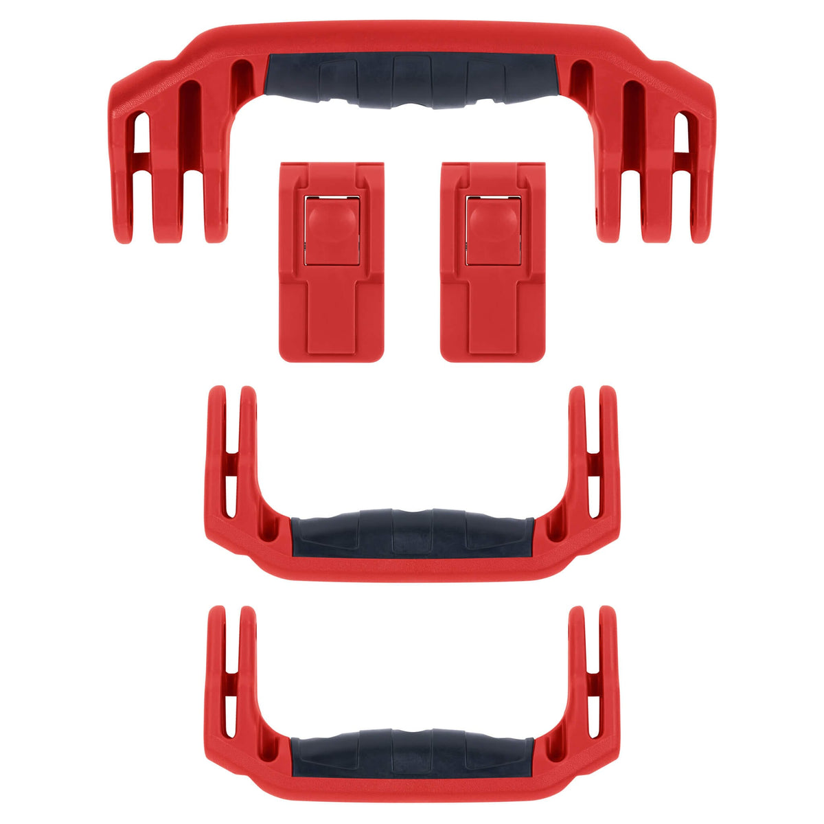 Pelican 1465 Air Replacement Handles &amp; Latches, Red (Set of 3 Handles, 2 Latches) ColorCase 