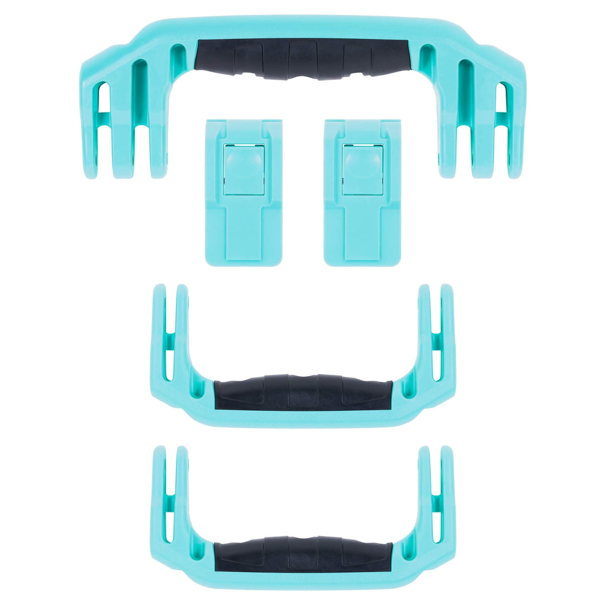 Pelican 1465 Air Replacement Handles &amp; Latches, Teal (Set of 3 Handles, 2 Latches) ColorCase 