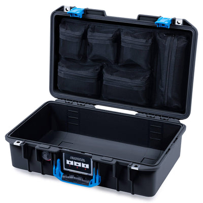 Pelican 1485 Air Case, Black with Blue Latches ColorCase