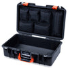 Pelican 1485 Air Case, Black with Orange Latches ColorCase
