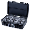 Pelican 1485 Air Case, Black with Silver Latches ColorCase
