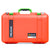 Pelican 1485 Air Case, Orange with Lime Green Latches ColorCase 