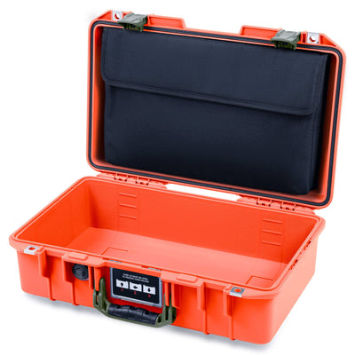 Pelican 1485 Air Case, Orange with OD Green Latches ColorCase