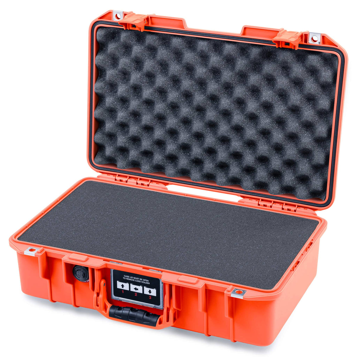 Pelican 1485 Air Case, Orange Pick &amp; Pluck Foam with Convolute Lid Foam ColorCase 014850-0001-150-151