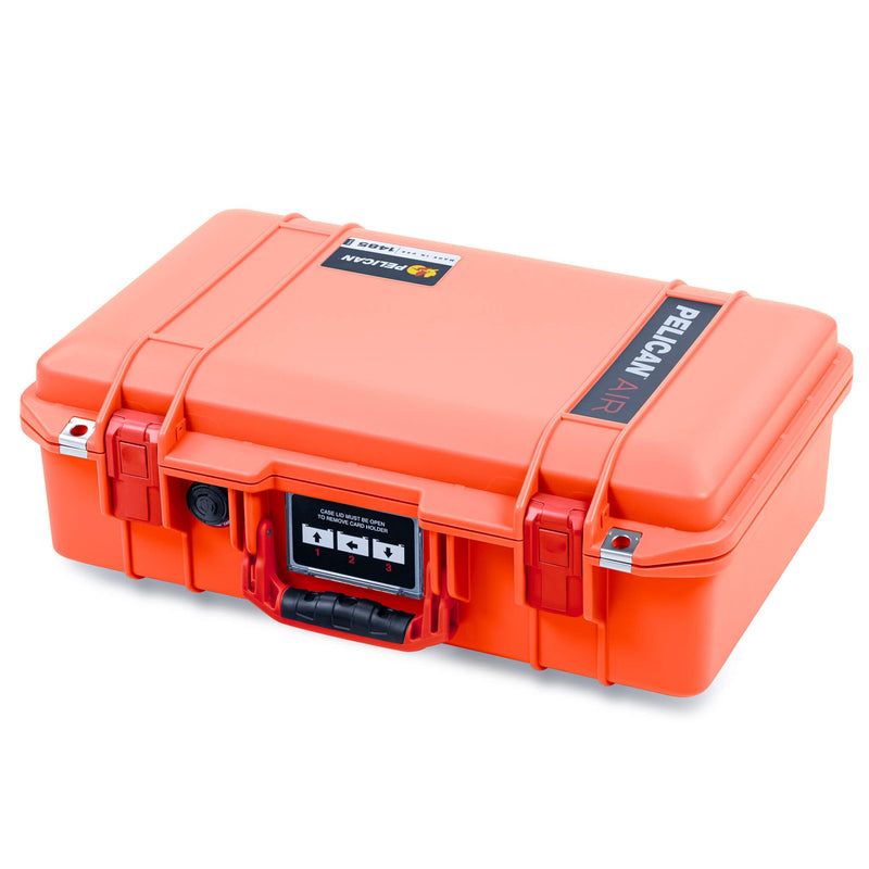 Pelican 1485 Air Case, Orange with Red Handle & Latches ColorCase 