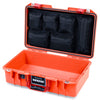 Pelican 1485 Air Case, Orange with Red Handle & Latches Mesh Lid Organizer Only ColorCase 014850-0100-150-321