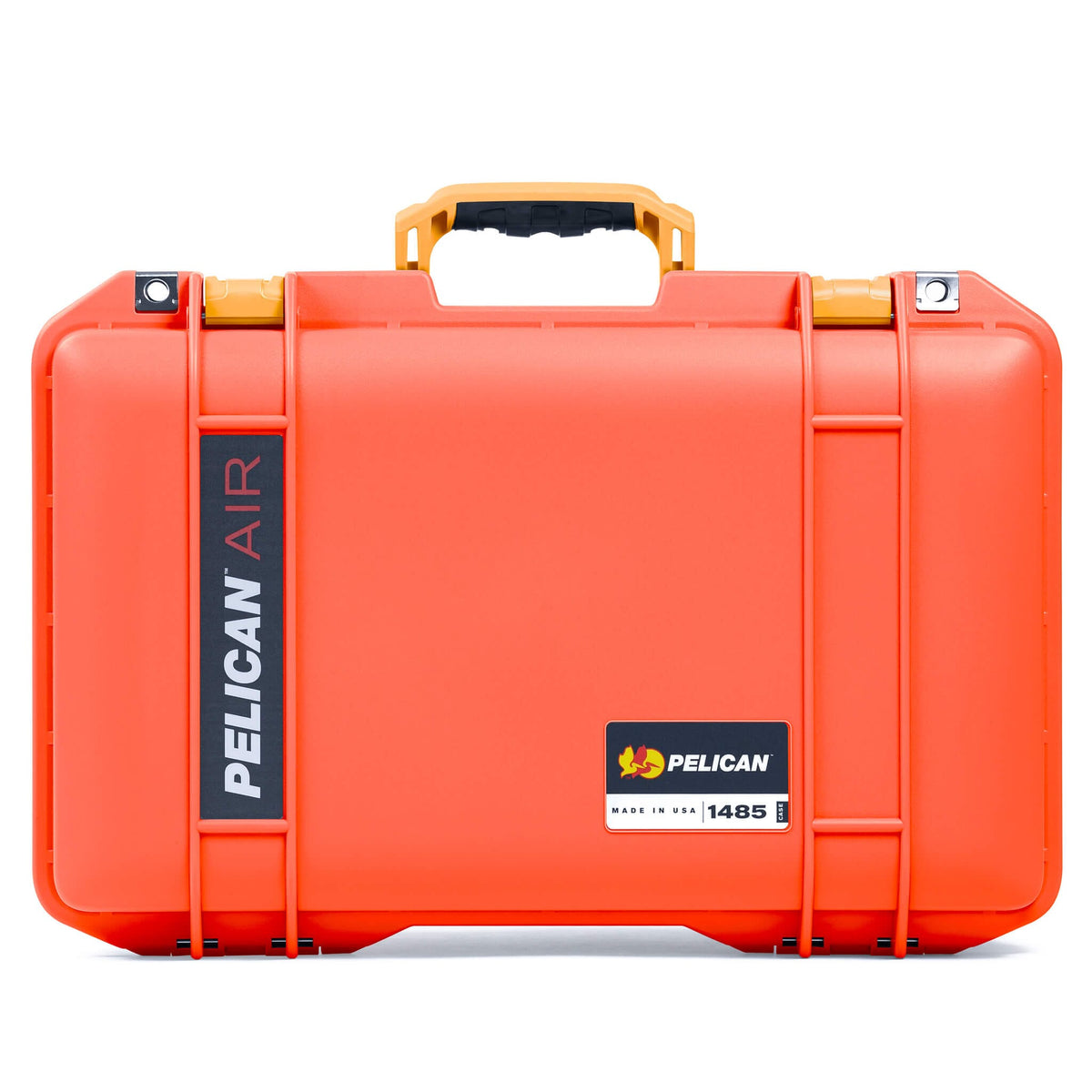 Pelican 1485 Air Case, Orange with Yellow Handle &amp; Latches ColorCase 