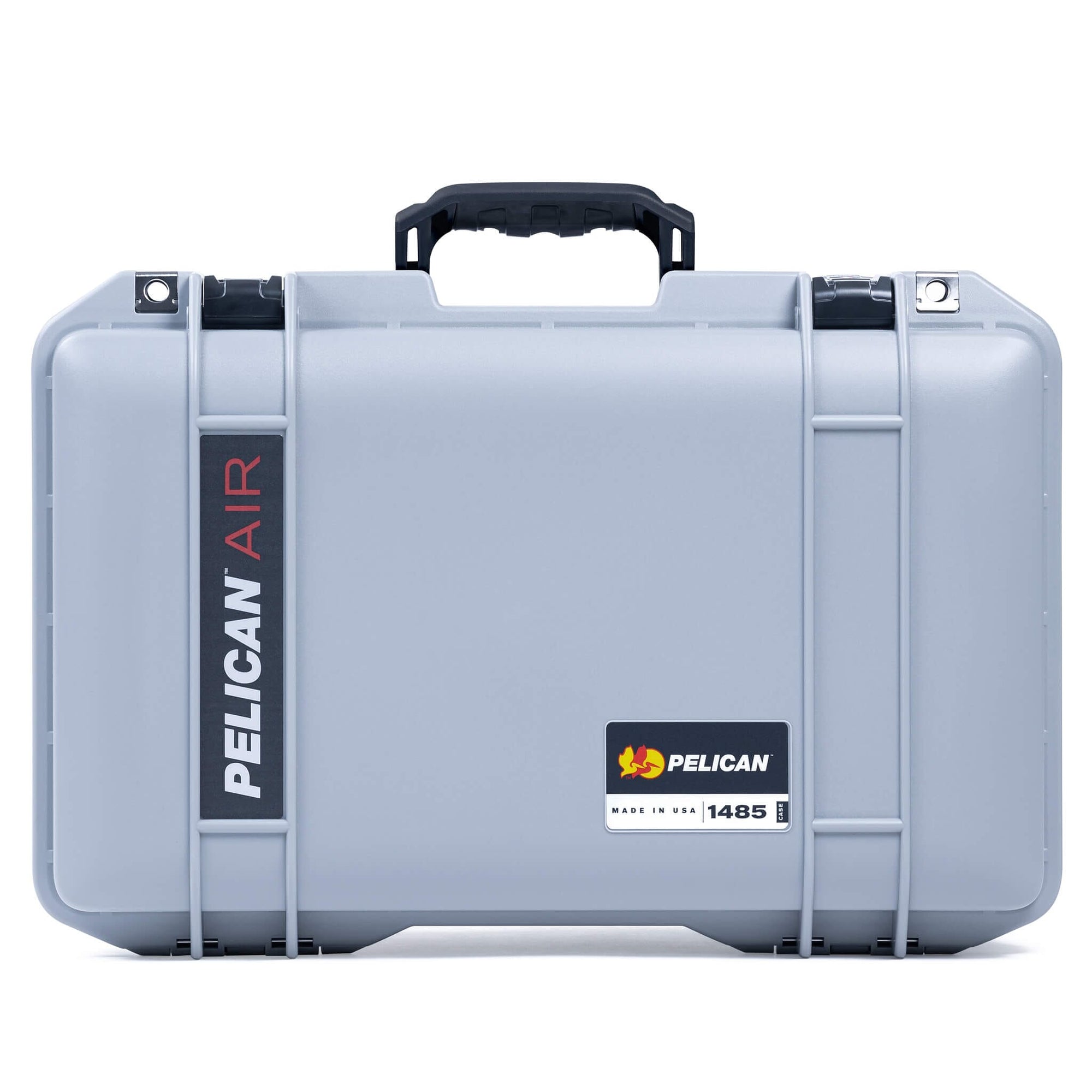Pelican 1485 Air Case, Silver with Black Handle & TSA Locking Latches ColorCase 