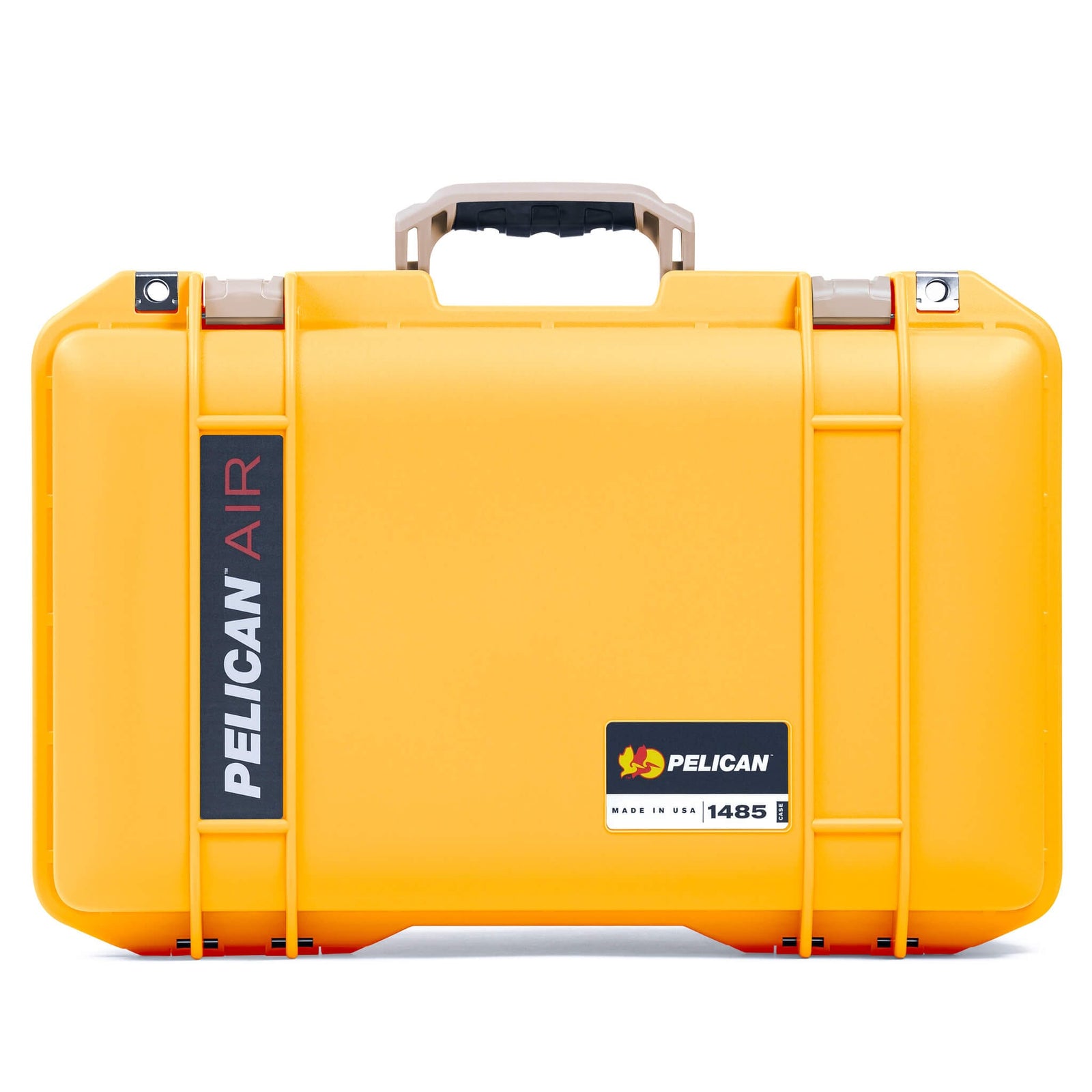 Pelican 1485 Air Case, Yellow with Desert Tan Handle & Latches ColorCase 