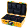 Pelican 1485 Air Case, Yellow with Lime Green Latches ColorCase