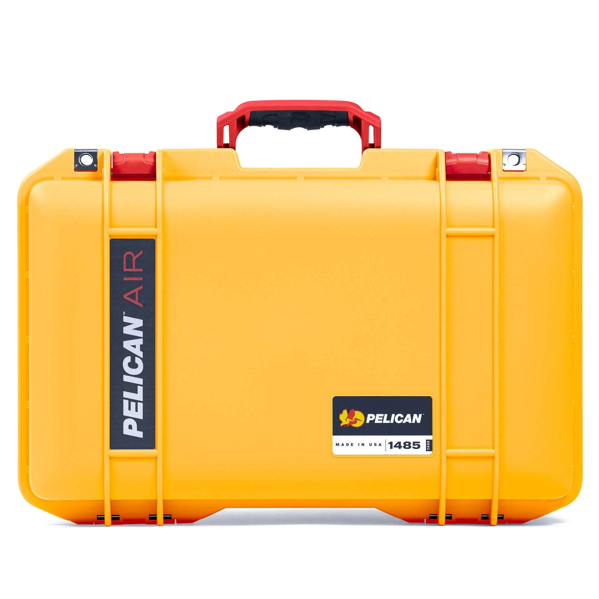 Pelican 1485 Air Case, Yellow with Red Latches ColorCase 