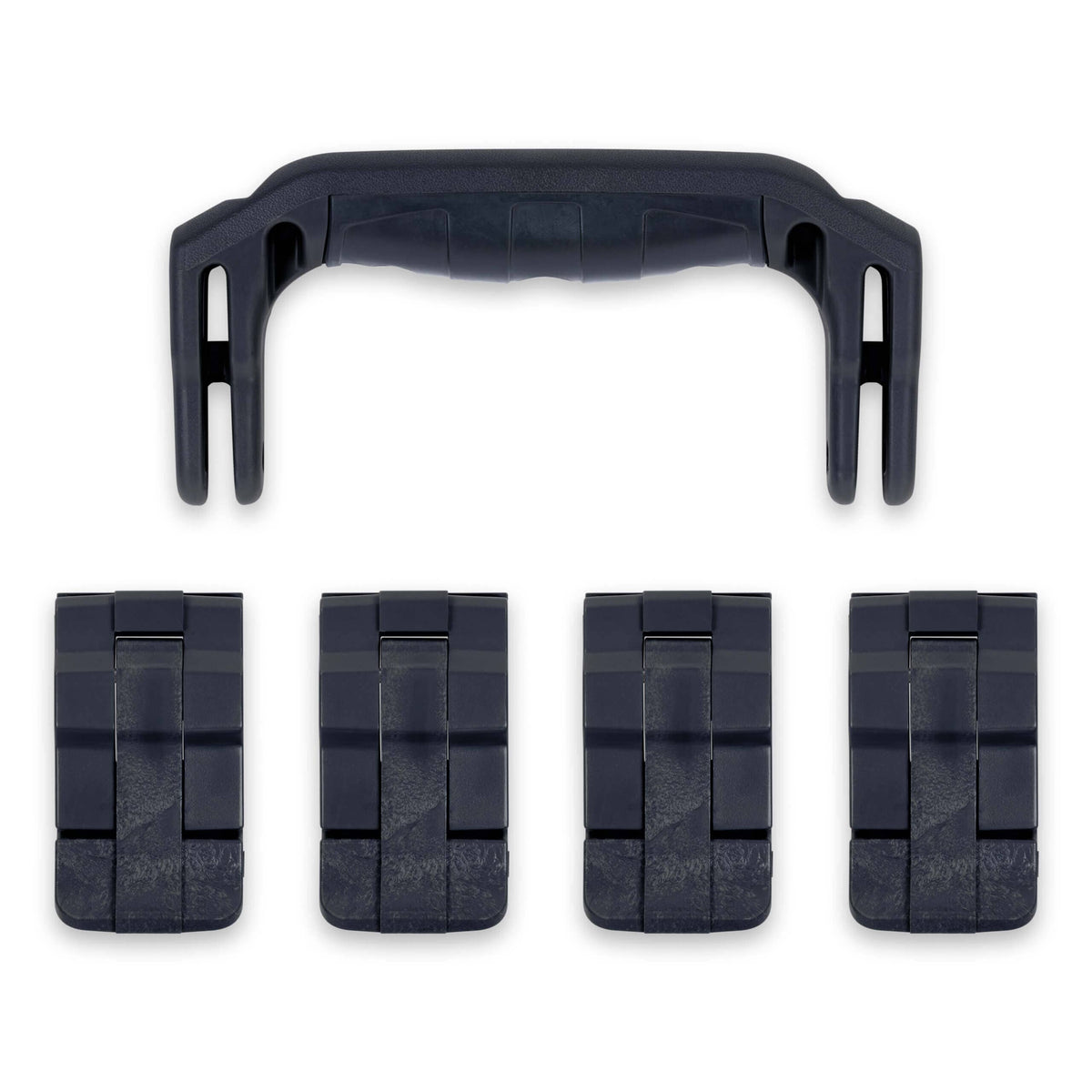 Pelican 1495 Replacement Handle &amp; Latches, Black (Set of 1 Handle, 4 Latches) ColorCase 
