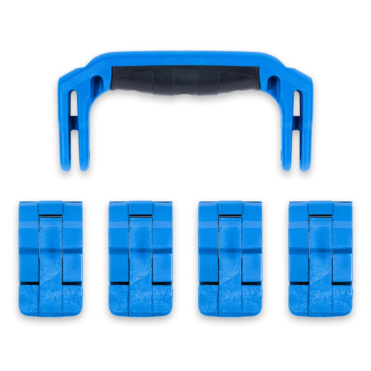 Pelican 1495 Replacement Handle &amp; Latches, Blue (Set of 1 Handle, 4 Latches) ColorCase 