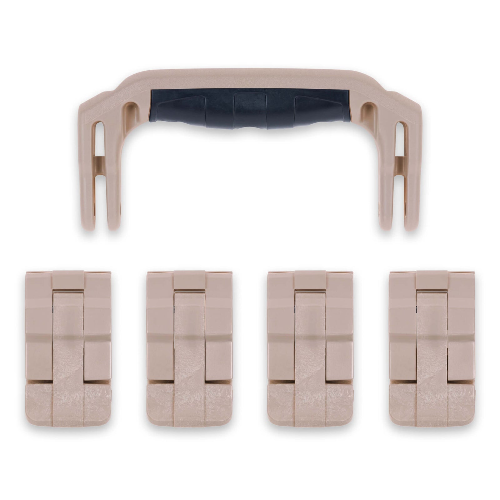 Pelican 1495 Replacement Handle & Latches, Desert Tan (Set of 1 Handle, 4 Latches) ColorCase 