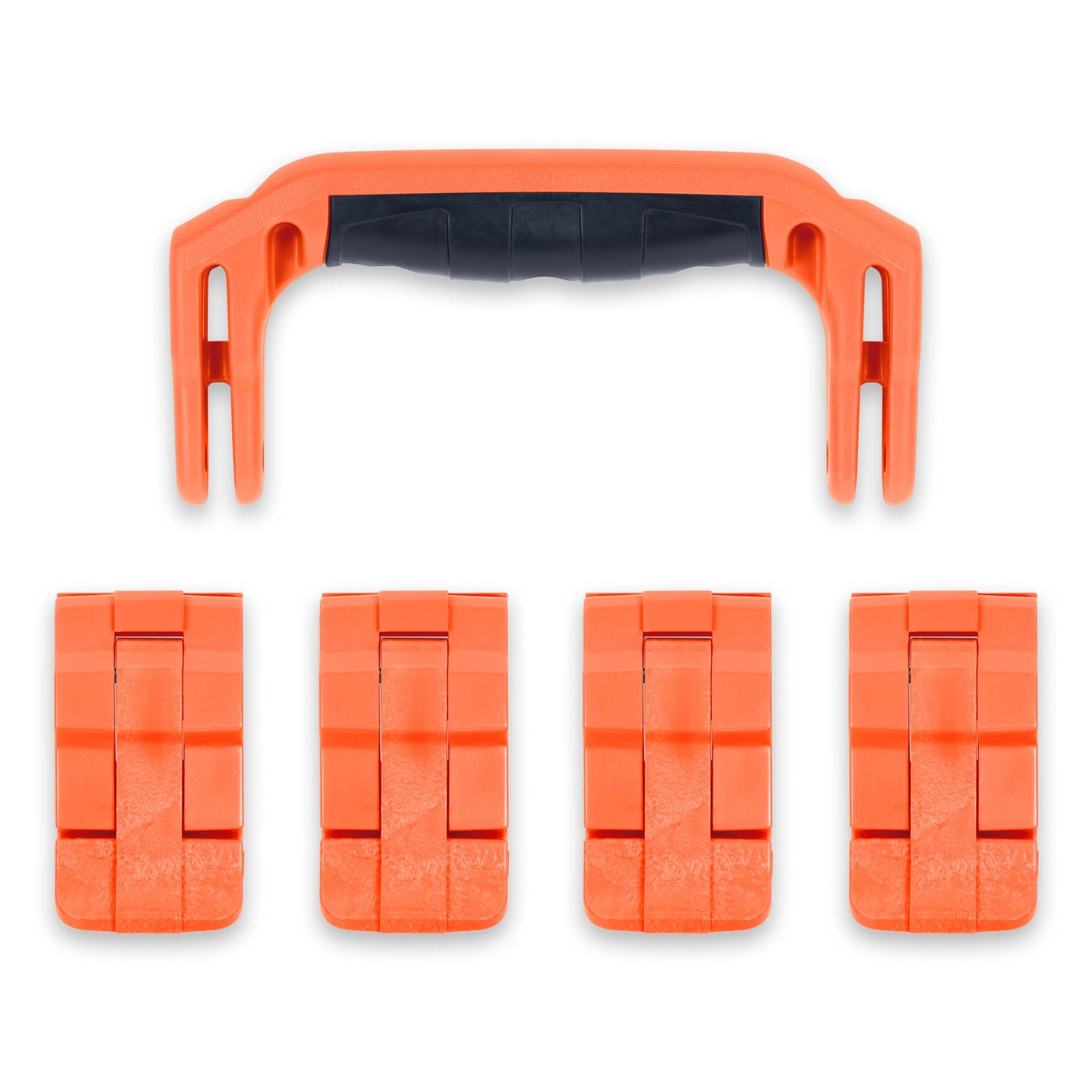 Pelican 1495 Replacement Handle & Latches, Orange (Set of 1 Handle, 4 Latches) ColorCase 
