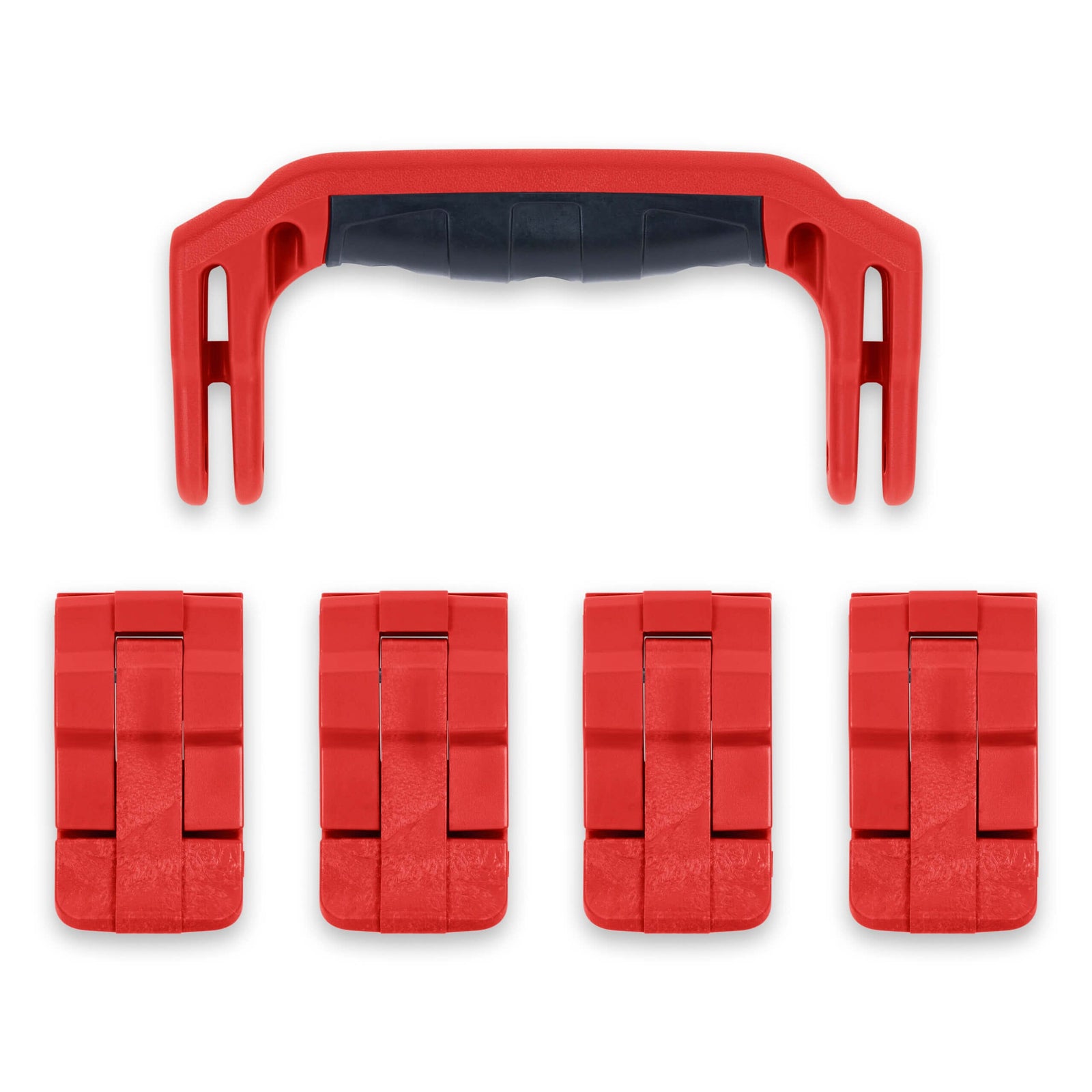 Pelican 1495 Replacement Handle & Latches, Red (Set of 1 Handle, 4 Latches) ColorCase 