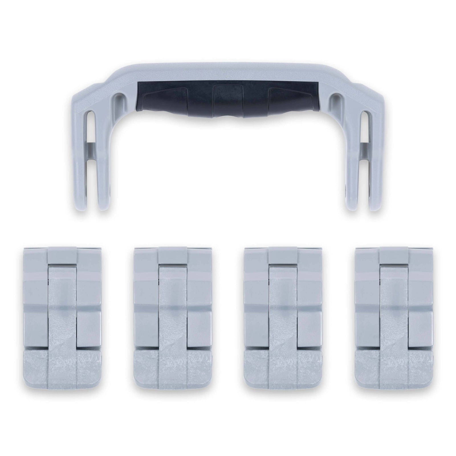 Pelican 1495 Replacement Handle & Latches, Silver (Set of 1 Handle, 4 Latches) ColorCase 