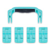 Pelican 1495 Replacement Handle & Latches, Teal (Set of 1 Handle, 4 Latches) ColorCase